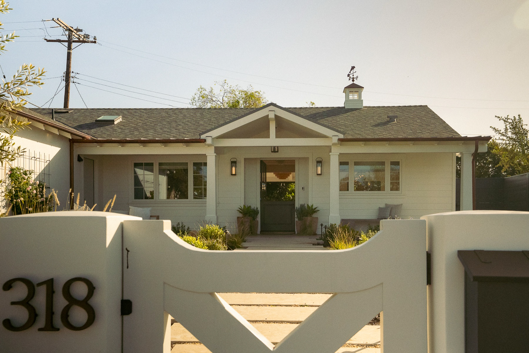 El Monte facade and gate