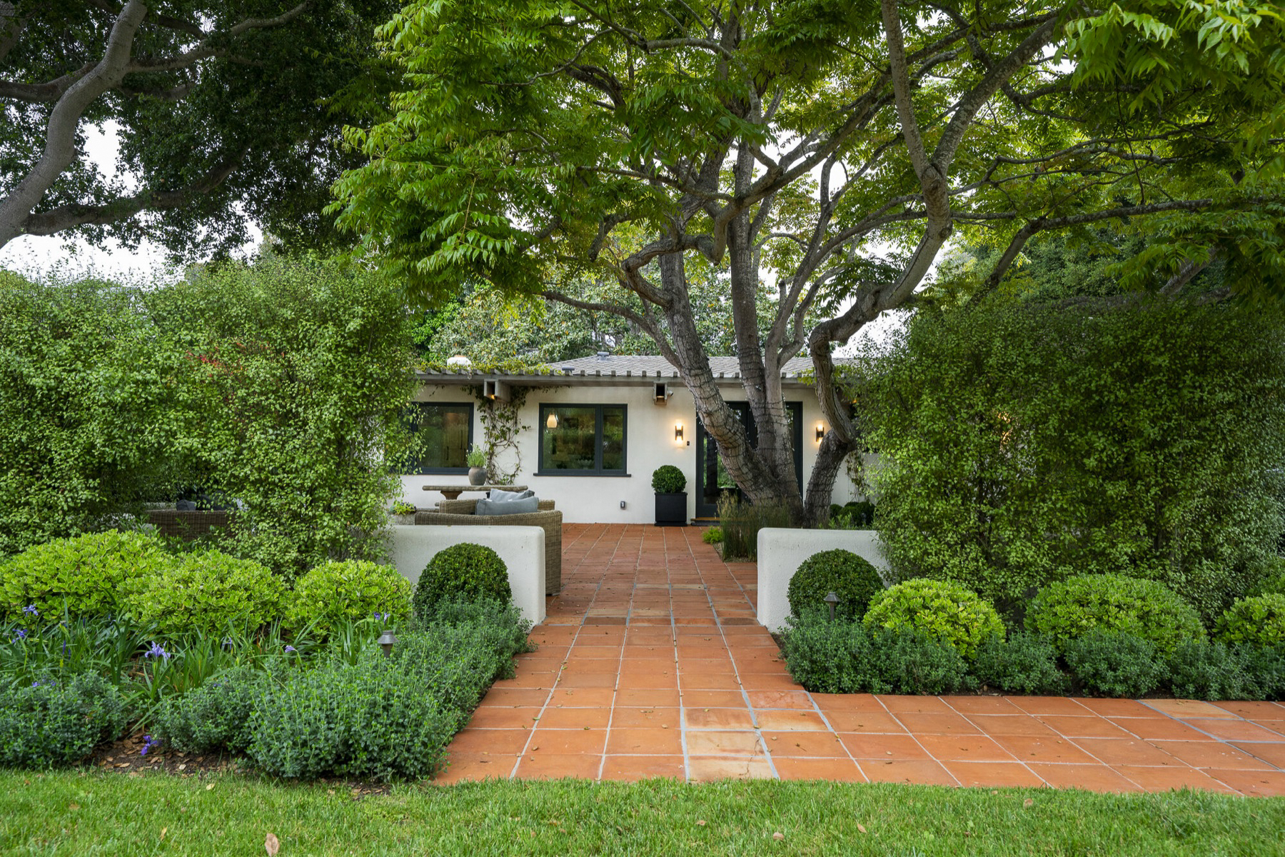 Garden path to the house